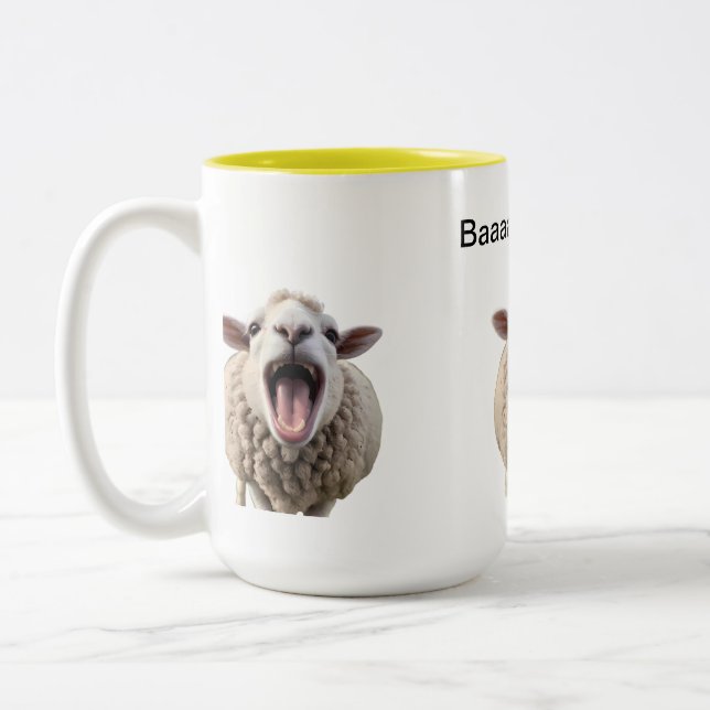 Drôle Mug mouton (Gauche)