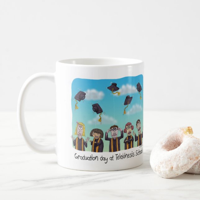 Drôle Mug pour les diplômés (Avec donut)