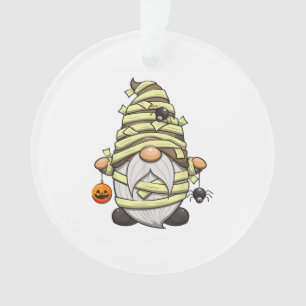 Drôle Mummy Gnome Avec Jack O' Lantern Halloween G