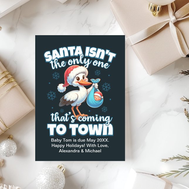 Drôle Noël bébé Faire-part de grossesse (Créateur téléchargé)
