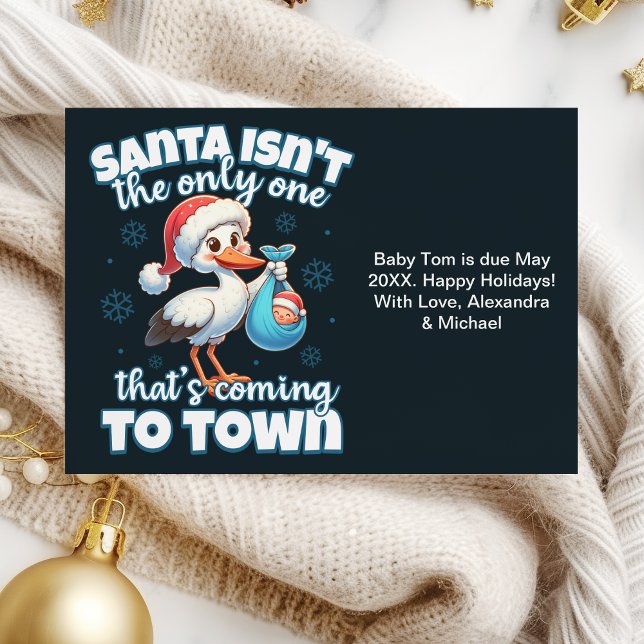 Drôle Noël bébé Faire-part de grossesse (Créateur téléchargé)
