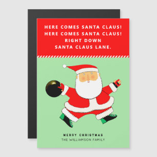 Drôle Noël carte cadeau Magnets