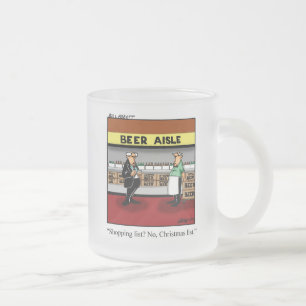 Drôle Noël Frosted Beer Mug