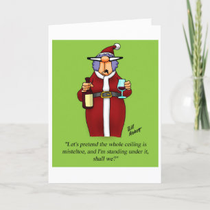 Drôle Noël Humour Carte de voeux pour lui