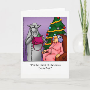 Drôle Noël Humour carte de voeux "Spectickles"