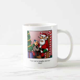 Drôle Noël Naughty Ou Nice Mug Cadeau
