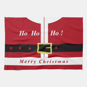 Drôle Noël Père Noël serviette de cuisine