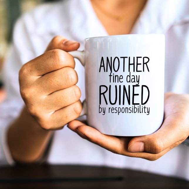 Drôle Noir + Citation Blanche Coffee Mugs (Créateur téléchargé)