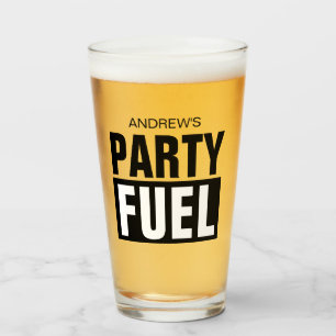 Drôle nom personnalisé bière verre cadeau pour la