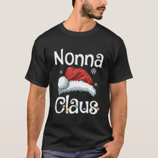 Drôle Nonna Claus Pyjamas T-shirt Noël Père Noël