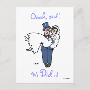 Mariage Humoristique Cartes Postales Pas De Quantite Minimum Zazzle