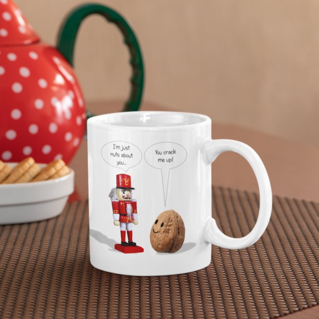 Drôle Nutcracker Log Mug (Créateur téléchargé)