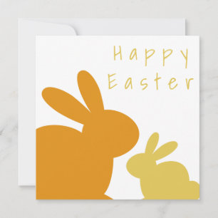 Drôle Orange Bunny Texte personnalisé