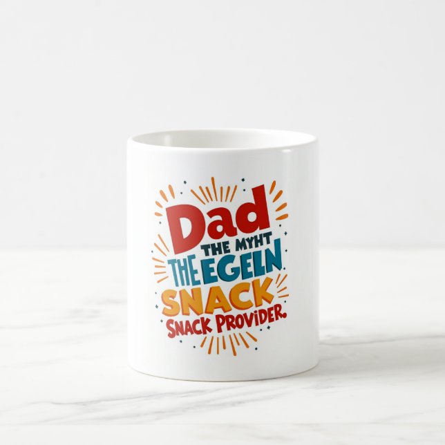 Drôle Papa Café Mug - Snack Provider Legend Cup (Centre)