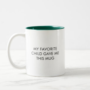 Drôle Papa Mon Enfant Favori Café Mug