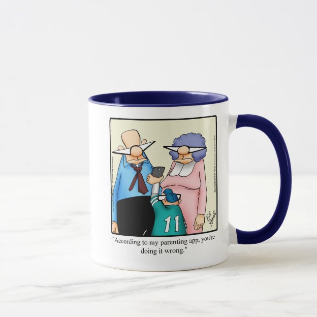 Drôle parental amusant Humour Mug cadeau (Droite)