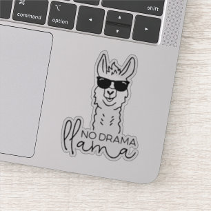 Drôle Pas Drama Cool Sticker Llama