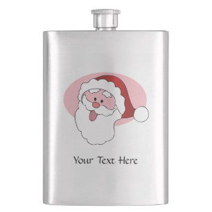 Drôle Père Noël flacon personnalisé