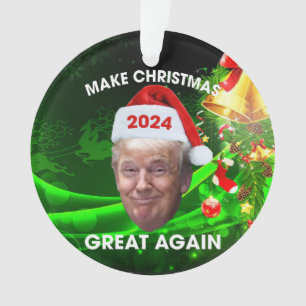 Drôle Père Noël Trump 2024 Rendre Noël super 