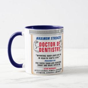 Drôle personnalisé Meilleur Dentiste Mug cadeau