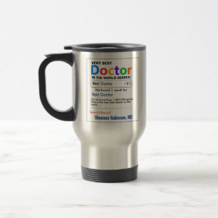 Drôle personnalisé Meilleur docteur Mug cadeau