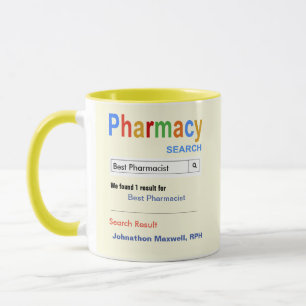 Drôle personnalisé Meilleur pharmacien Mug cadeau