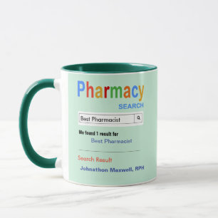 Drôle personnalisé Meilleur pharmacien Mug cadeau