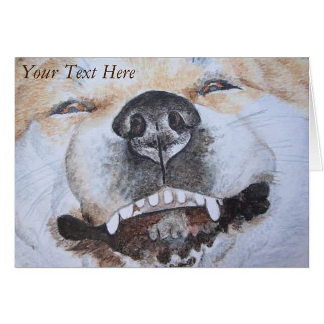 drôle photo d'akita souriant mignon chien (Devant Horizontal)