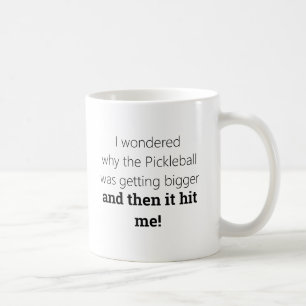 Drôle Pickleball Café Mug par Deb Jeffrey