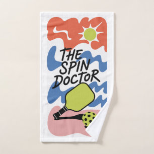 Drôle Pickleball The Spin Doctor Serviette de spor