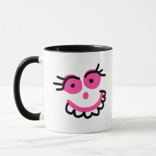 Drôle Pinky Girl Mug