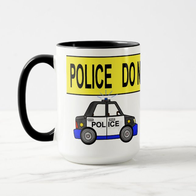 Drôle Policeman Café Mug Personnalisez-Le ! (Gauche)