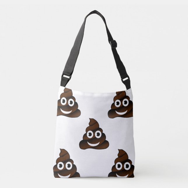 drôle poop emoji sac carrosserie sac sac pocketboo (Devant)