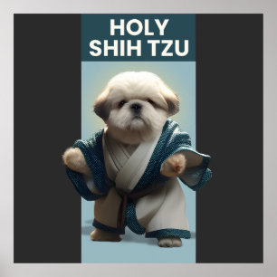 Drôle Poster de Chien Shi Tzu