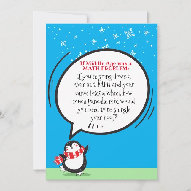 Drôle problème mathématique 50e anniversaire (Devant)