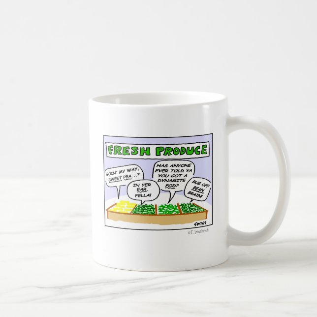Drôle produit frais produit cartoon Légumes Mug (Droite)