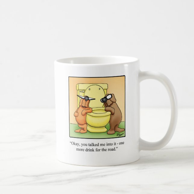 Drôle propriétaire de chien Humour Mug cadeau (Droite)