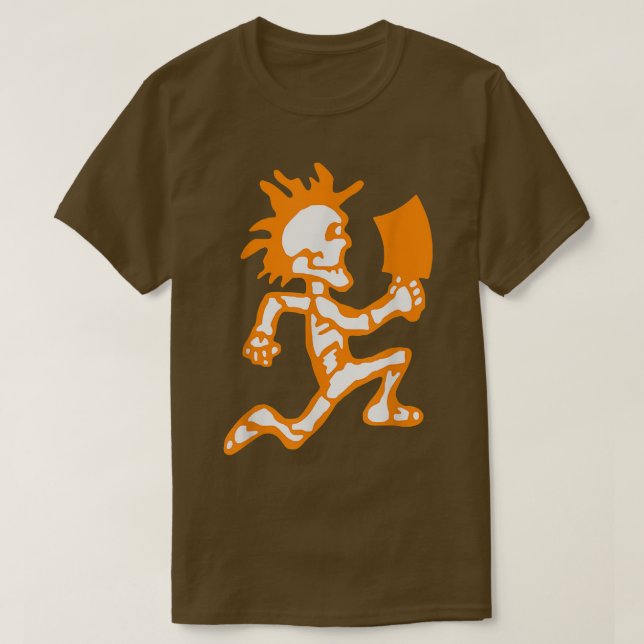 Drôle Psychopathique Squelette T-shirt (Design devant)