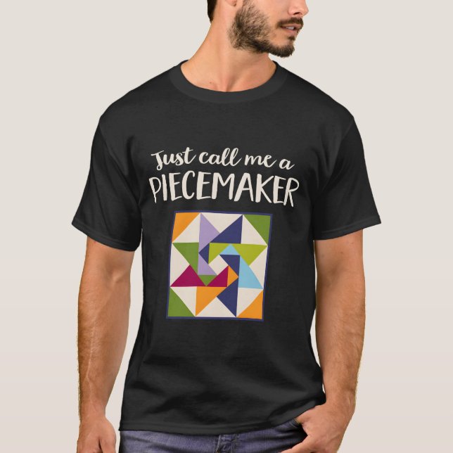 Drôle Quilting Tshirt Quilter Cadeau Carrés (Devant)