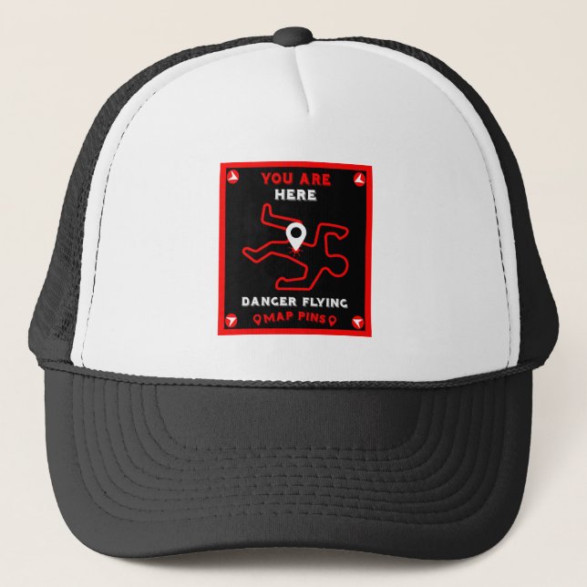 Drôle Randonnée Carte cadeau Casquette (Devant)