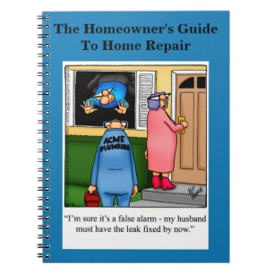 Drôle Réparation do-it-yourself Humour Carnet
