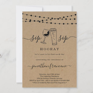 Drôle Retraite Invitation