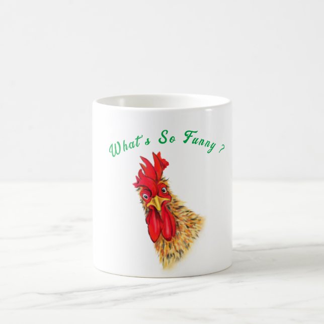Drôle Rooster Café Mug - Jouer Cadeau (Centre)