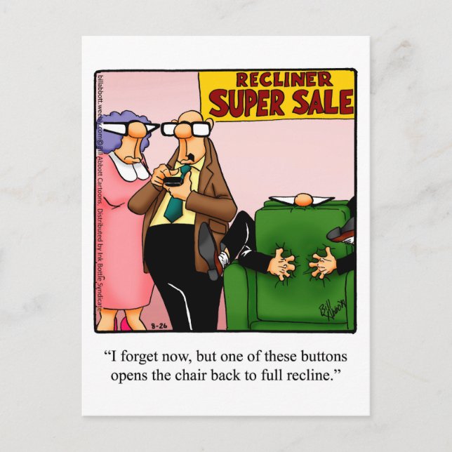 Drôle "Rough Day" ? Carte postale "Spectickles" (Devant)