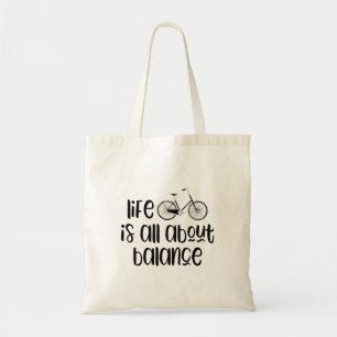 Drôle Sac fourre-tout de Slogan à vélo