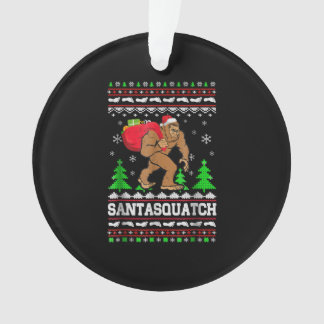 Drôle Santasquatch Bigfoot laide pull de Noël