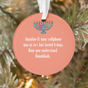 Drôle Sarcastique Hanoukka Chanukah Citation de té
