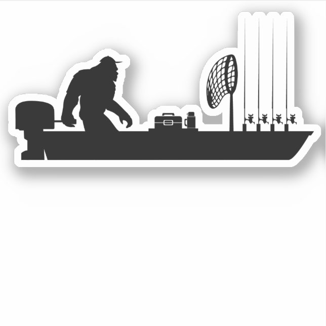 Drôle Sasquatch Sticker Decal (Devant)