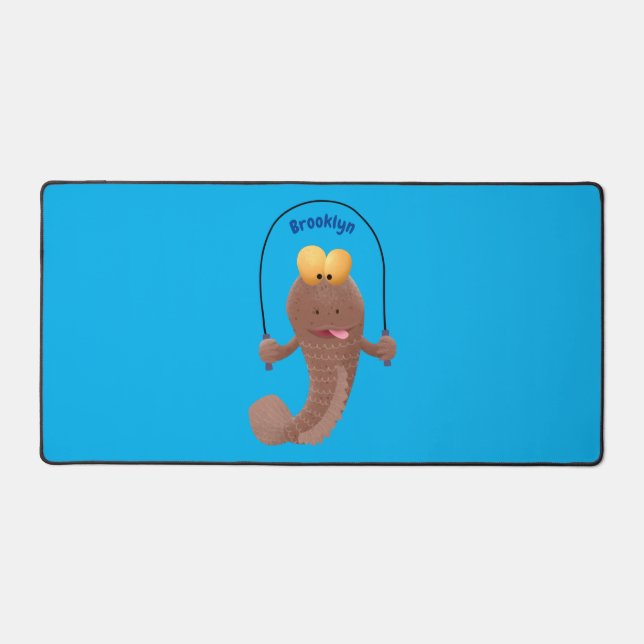 Drôle sauter boudskipper poisson dessin animé (Recto)