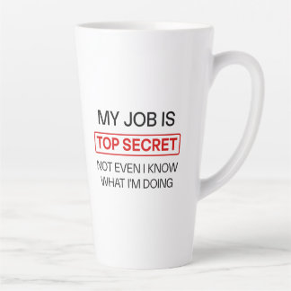 Drôle Secret Job Mug - "Mon Travail Est Très Secre